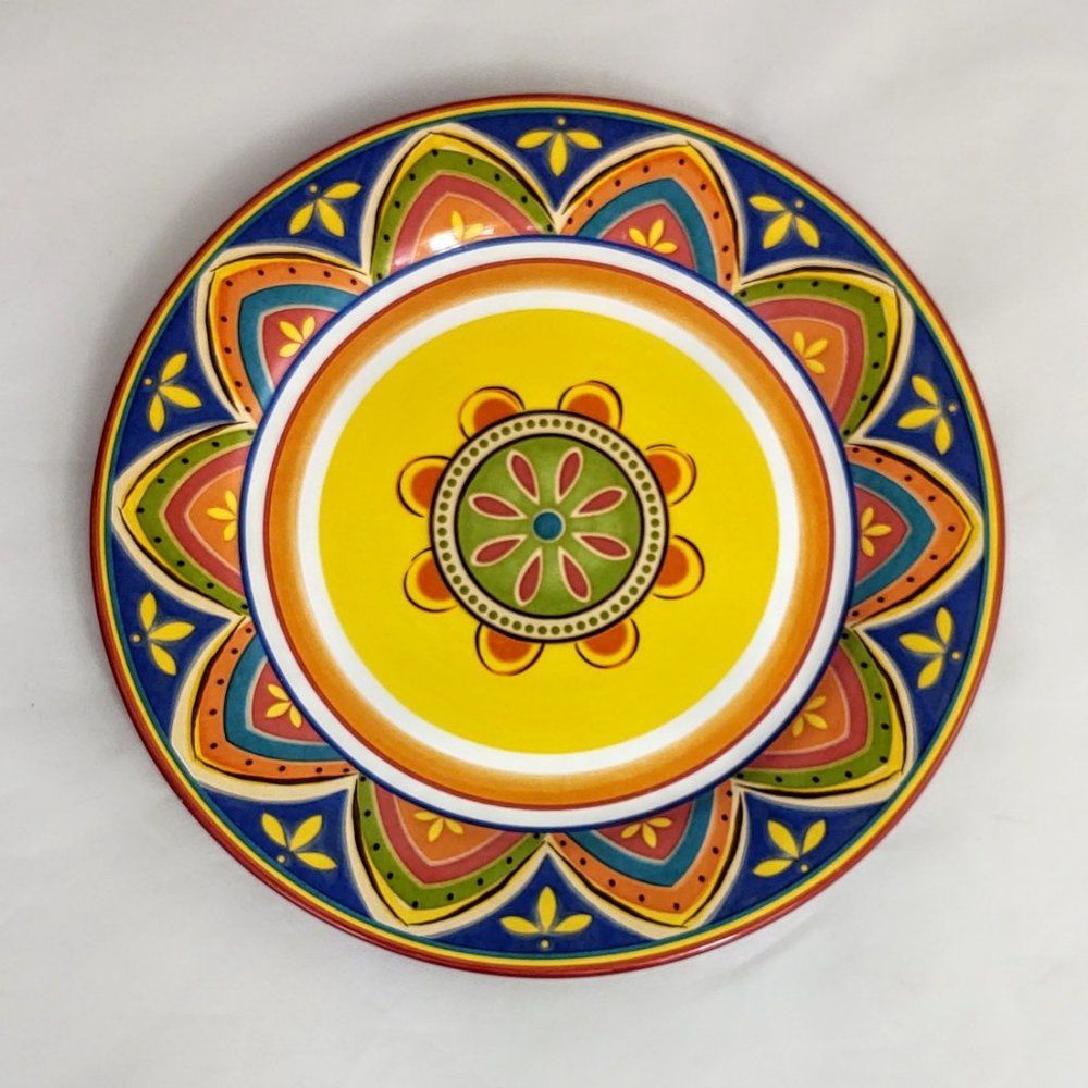 Pier 1 MEXICALI Print Dinner Plate